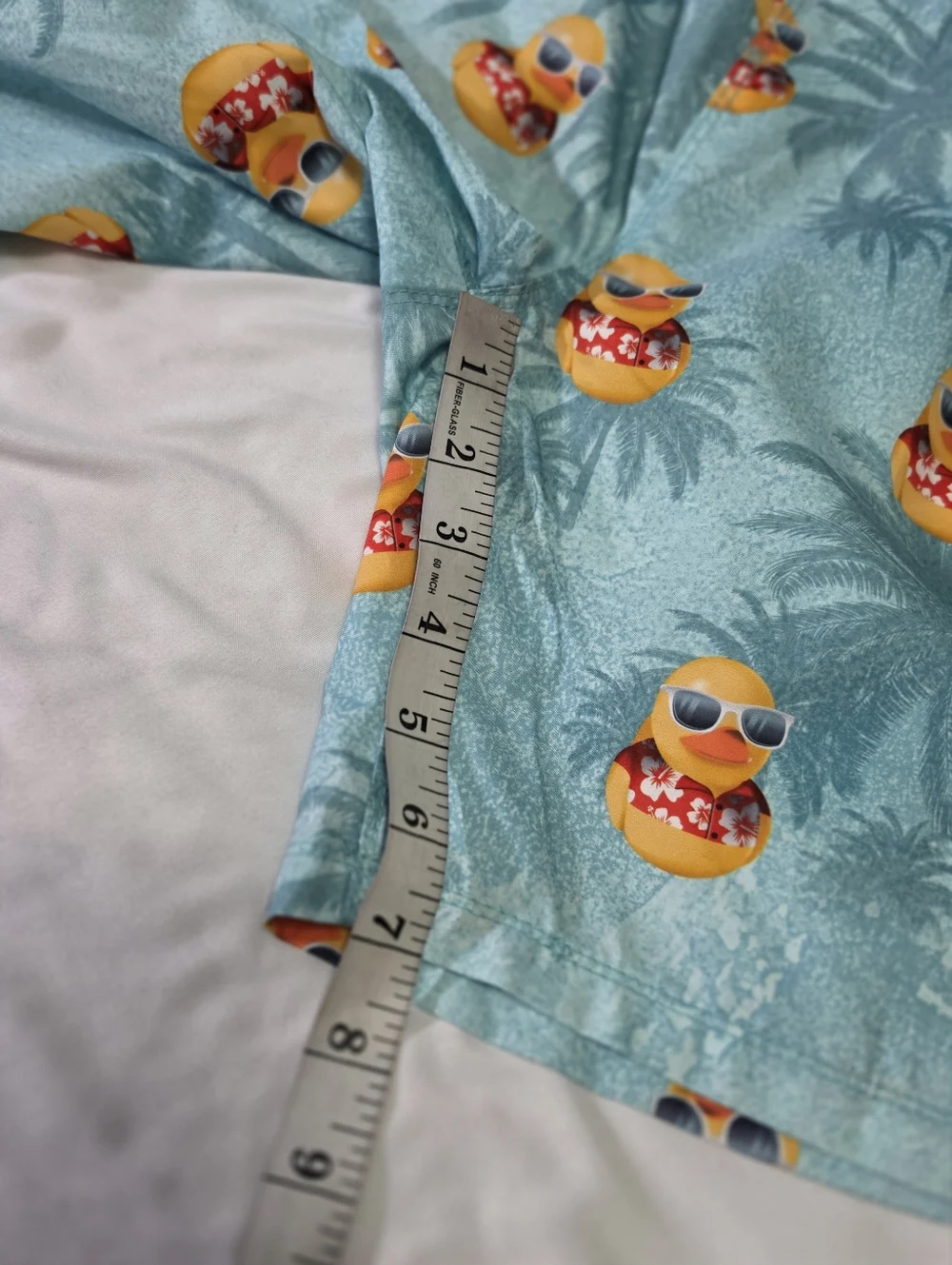 U S Apparal Men's Rubber Duckie Swim‎ Trunks NWT Size Large